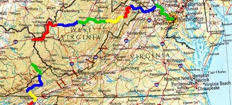 VA trip map.