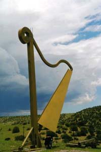 Wind harp.